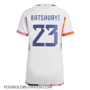 Belgien Michy Batshuayi #23 Udebanetrøje Dame VM 2022 Kortærmet